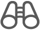 ícone de binóculos “Olhe ao Redor”