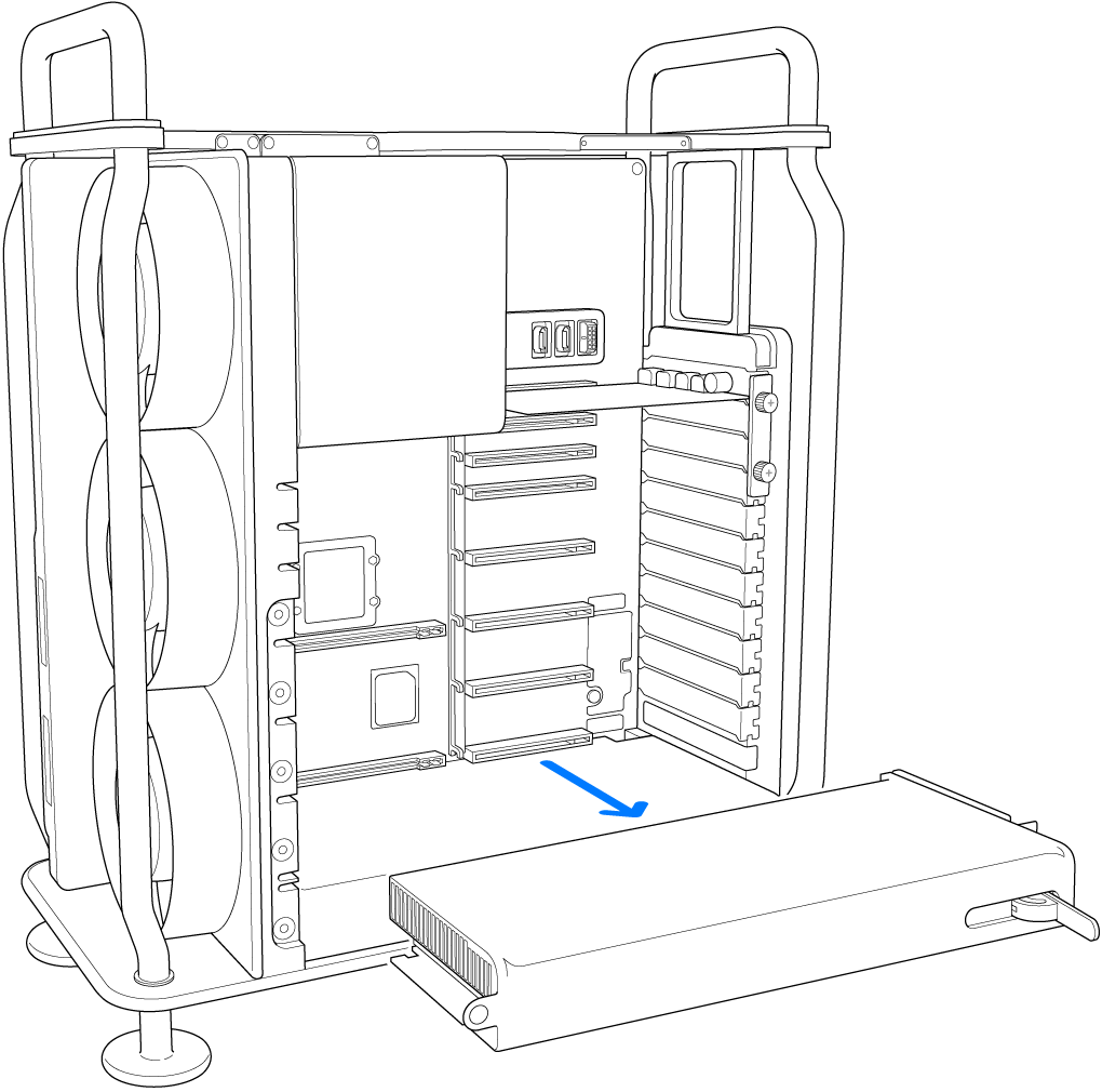 Rimozione del modulo esistente.