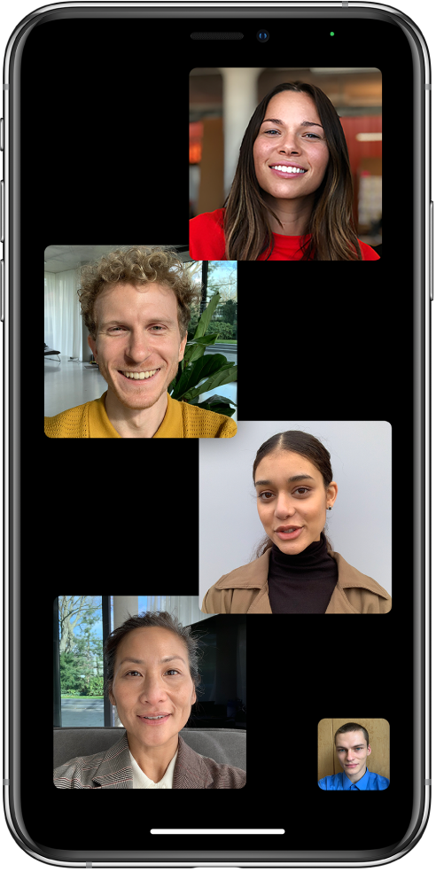 Iphoneでグループfacetime通話をかける Apple サポート