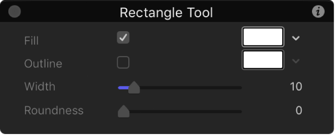 Rectangle Tool HUD