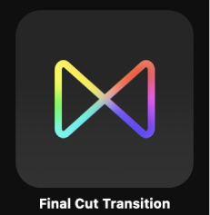 Icono de la transición de Final Cut en el explorador de proyectos
