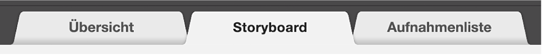 Tab „Storyboard“
