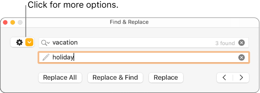 Find And Replace Keyboard Shortcut Mac