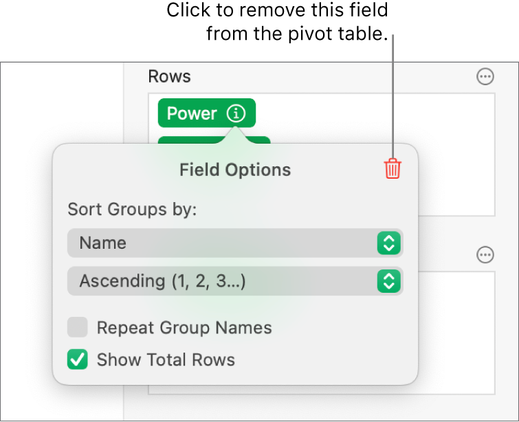 copy the content of a pivot table on excel for mac