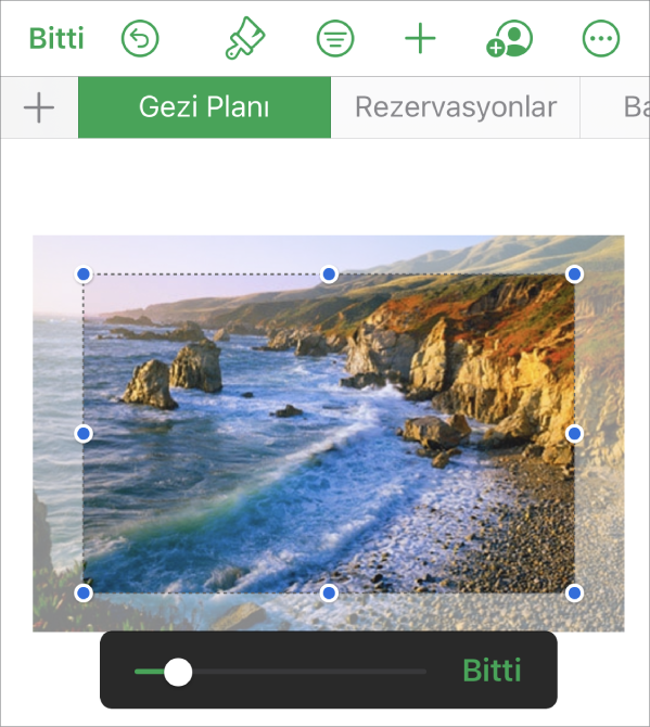 Bir fotoğrafı maske kullanarak nasıl kırpacağınızı gösteren resim.