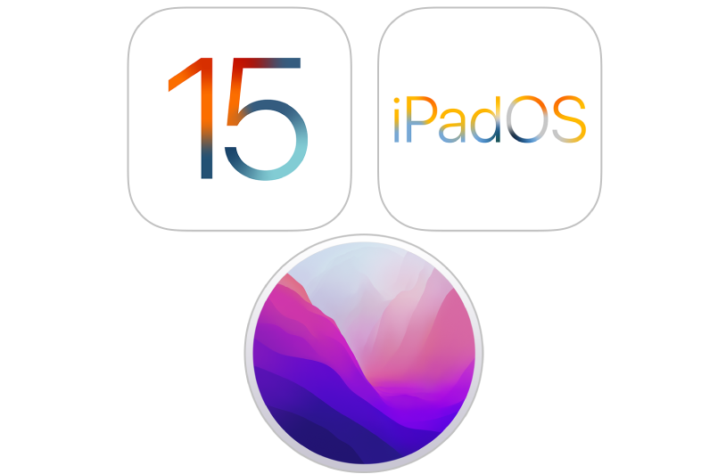 ไอคอนที่แสดงแทนระบบปฏิบัติการของ iPhone, iPod touch, Mac และ iPad