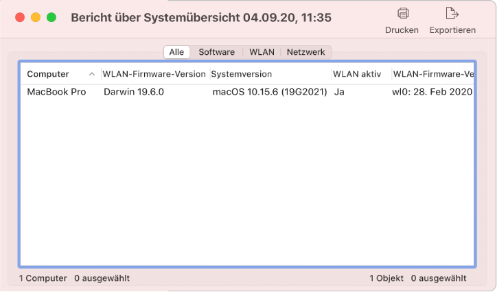 Software-Suchfenster