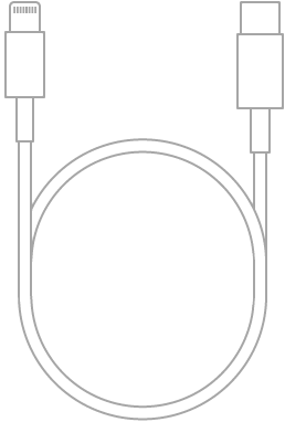 كبل Lightning إلى USB-C.