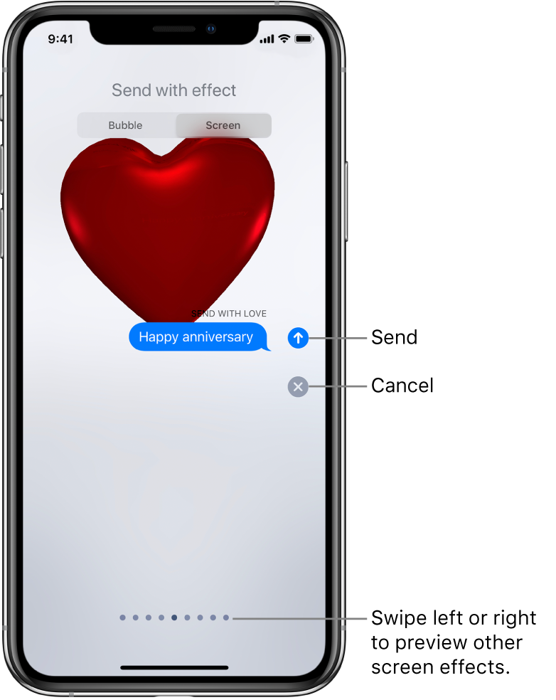 Send animated effects in Messages on iPhone - Apple Support