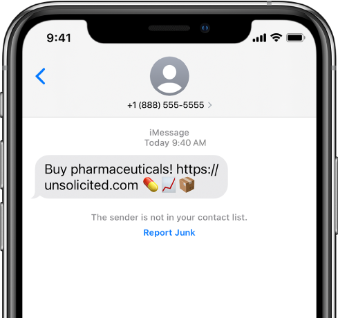 Block Filter And Report Messages On Iphone Apple Support