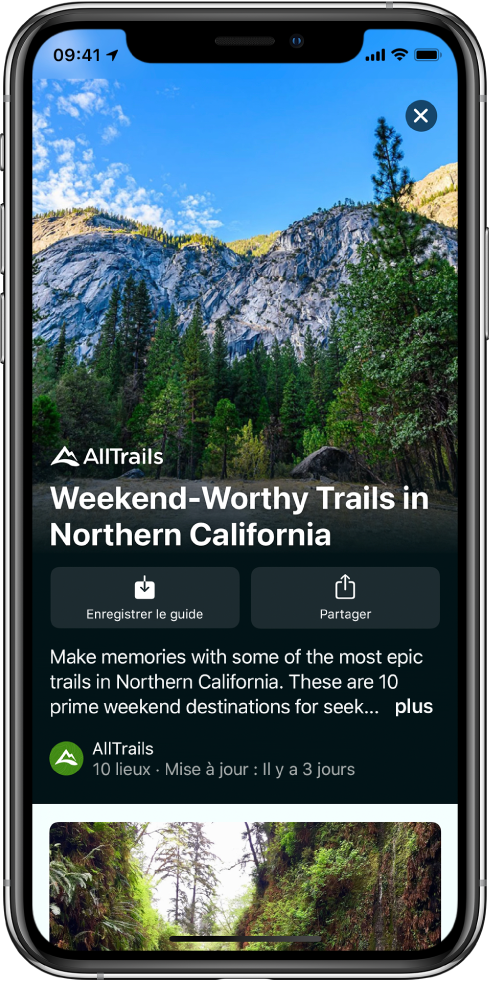 Un guide pour des chemins de randonnée en Californie du Nord.
