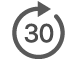 botão “Avançar rápido 30 segundos”