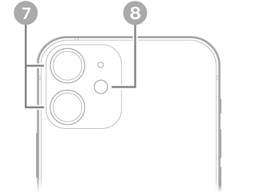 Mặt sau của iPhone 12 mini.