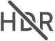 the HDR off icon