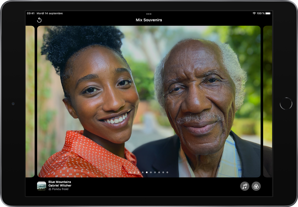 L’écran « Mix Souvenirs » dans l’app Photos.