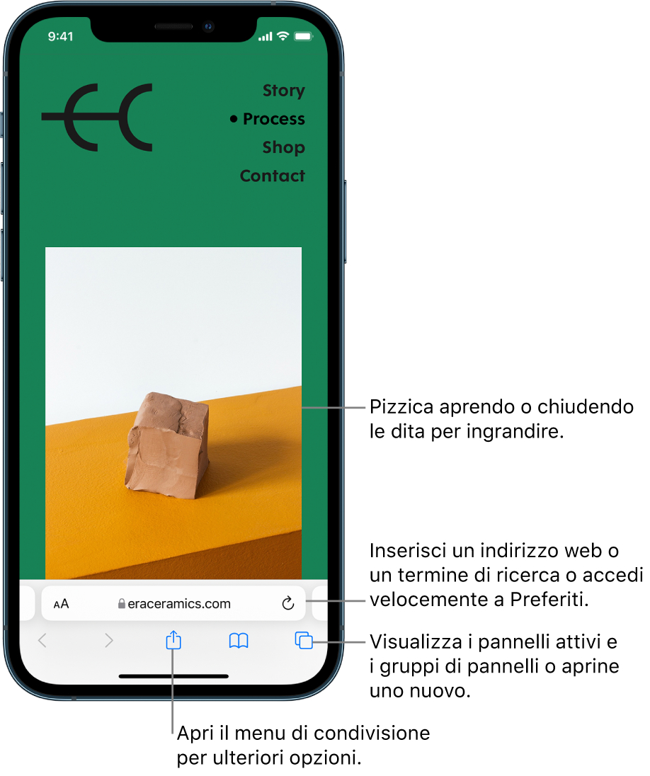 navigare sul web utilizzando safari su iphone supporto apple it