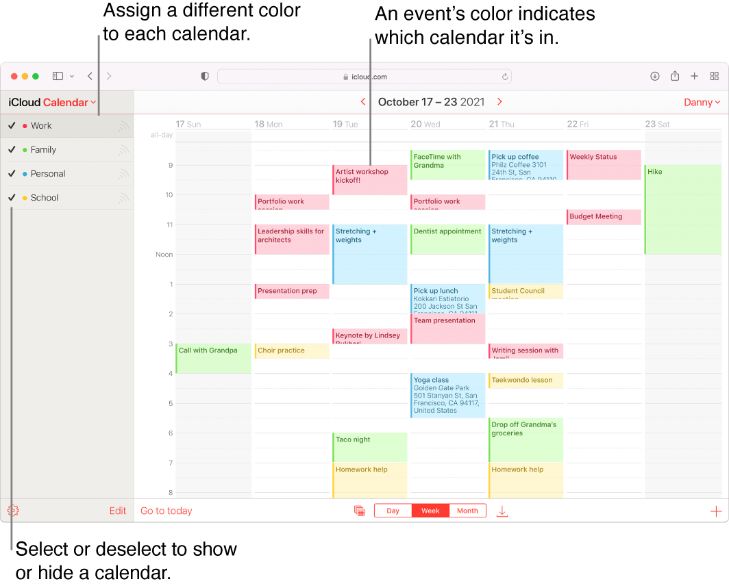 Create a calendar on Apple Support (PH)