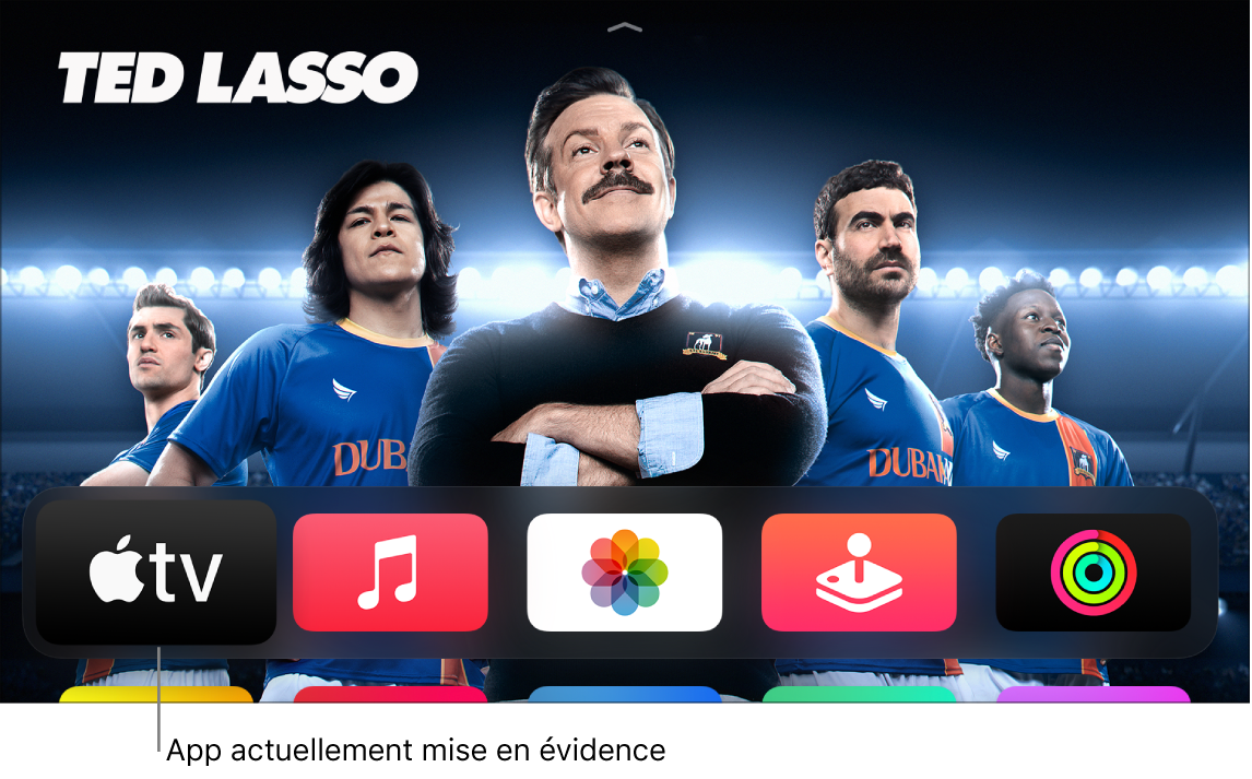 Écran d’accueil de l’Apple TV
