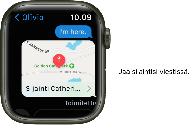 Viestien lähettäminen Apple Watchista - Apple-tuki (FI)
