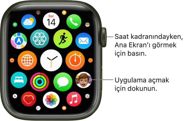 Apple Watch Ta Uygulamalari Acma Apple Destek Tr