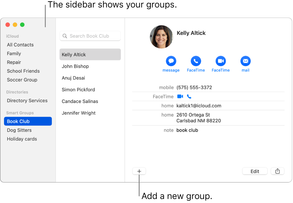 how to create a group in gmail on mac