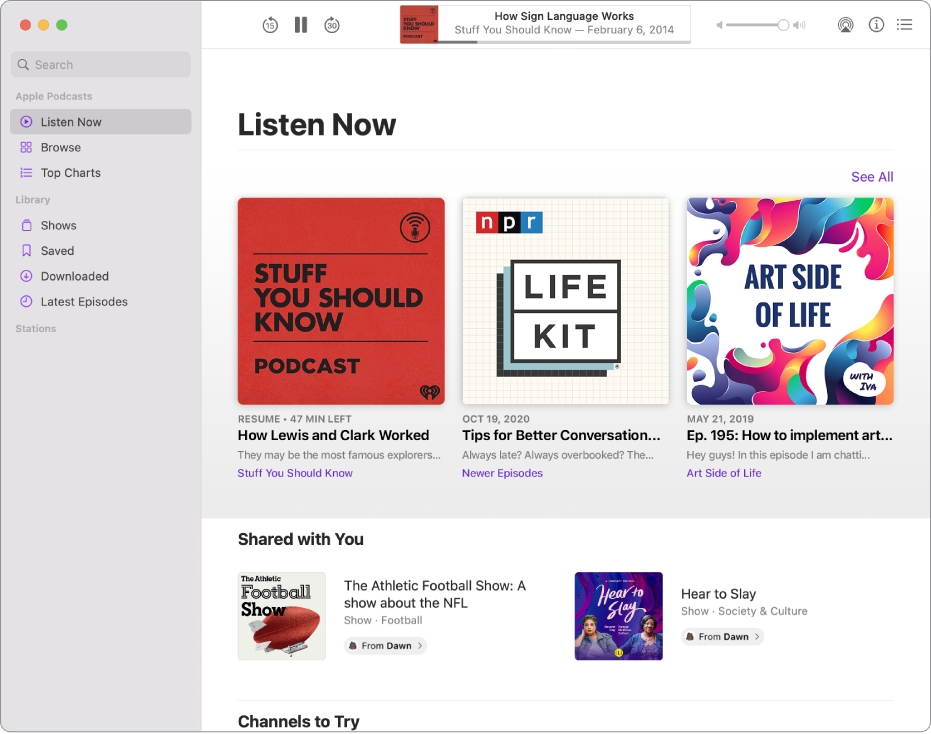 iphone podcasts for mac