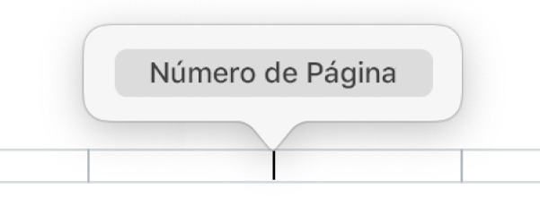 Botão Inserir Número de Página, abaixo do cabeçalho.