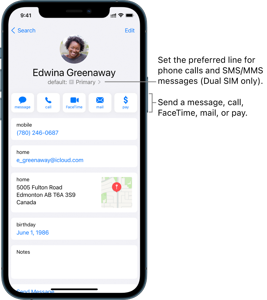 Add or remove your phone number in Messages or FaceTime - Apple