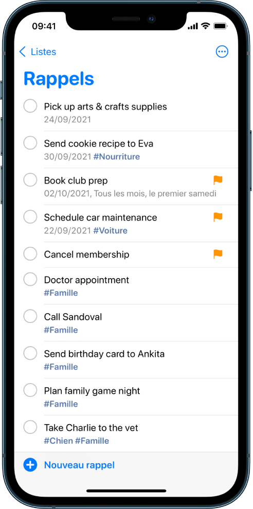 Ajouter Des Rappels Sur L Iphone Assistance Apple Fr