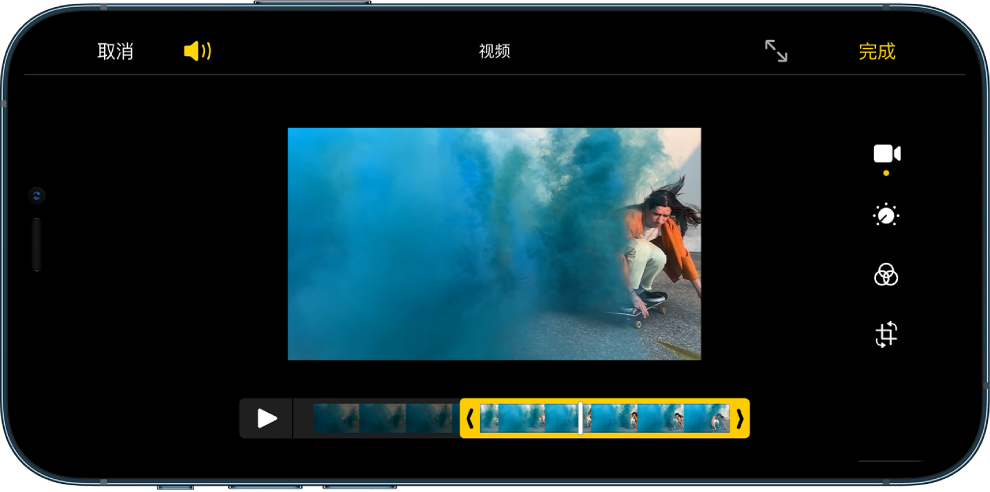 在iphone 上修剪视频长度和调整慢动作 Apple Support Sg