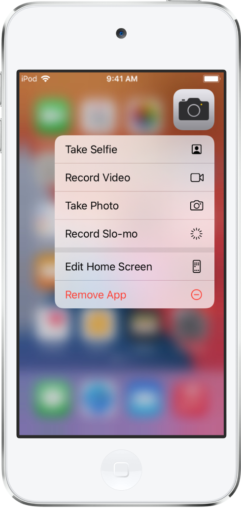 Realizar acciones rápidas en el iPod touch - Soporte técnico de Apple (US)