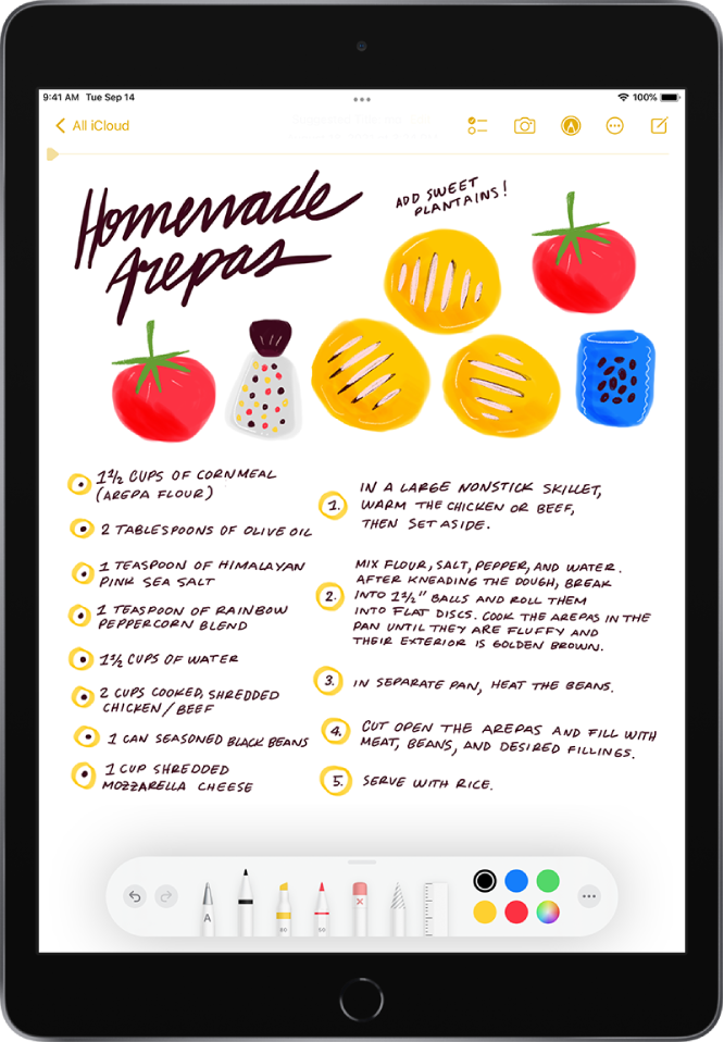 printing notes from onenote apple pencil