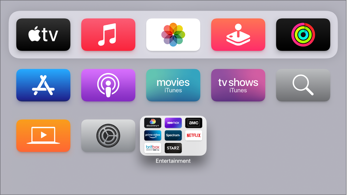 Customise The Apple Tv Home Screen Apple Support Hk