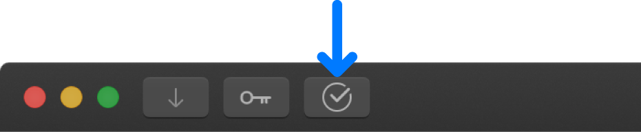 The Background Tasks button in the toolbar