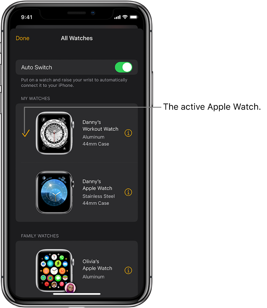 How to change iwatch to new phone sale