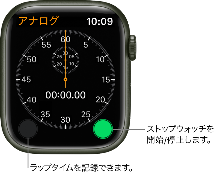 Apple Watchのストップウォッチで時間を計る Apple サポート 日本