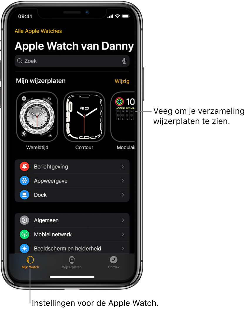 De Apple Watch-app - Apple Support (NL)
