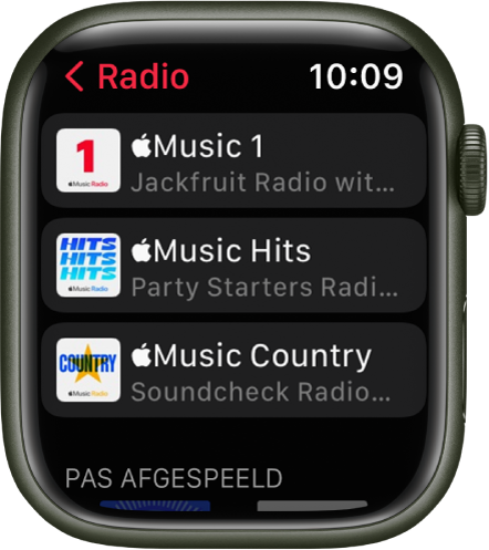 Radio luisteren op je Apple Watch - Apple Support (NL)