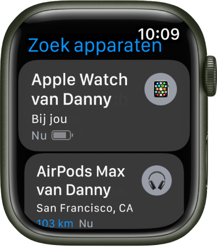Verloren apparaten zoeken met de Apple Watch - Apple Support (NL)