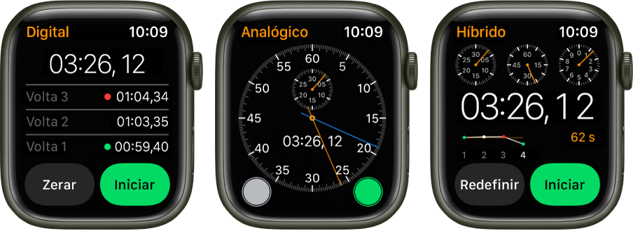 Determine a duração de eventos com um cronômetro no Apple Watch - Suporte  da Apple (BR)