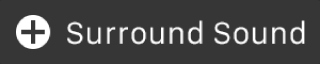 Botón “Añadir grupo de sonido surround” de la Touch Bar
