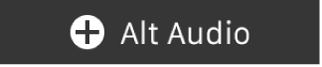Botón “Añadir audio alternativo” de la Touch Bar