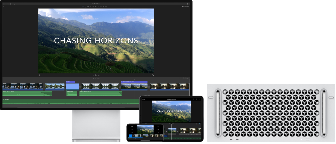 iCloud-Inhalte, auf die von verschiedenen Geräten aus zugegriffen wird