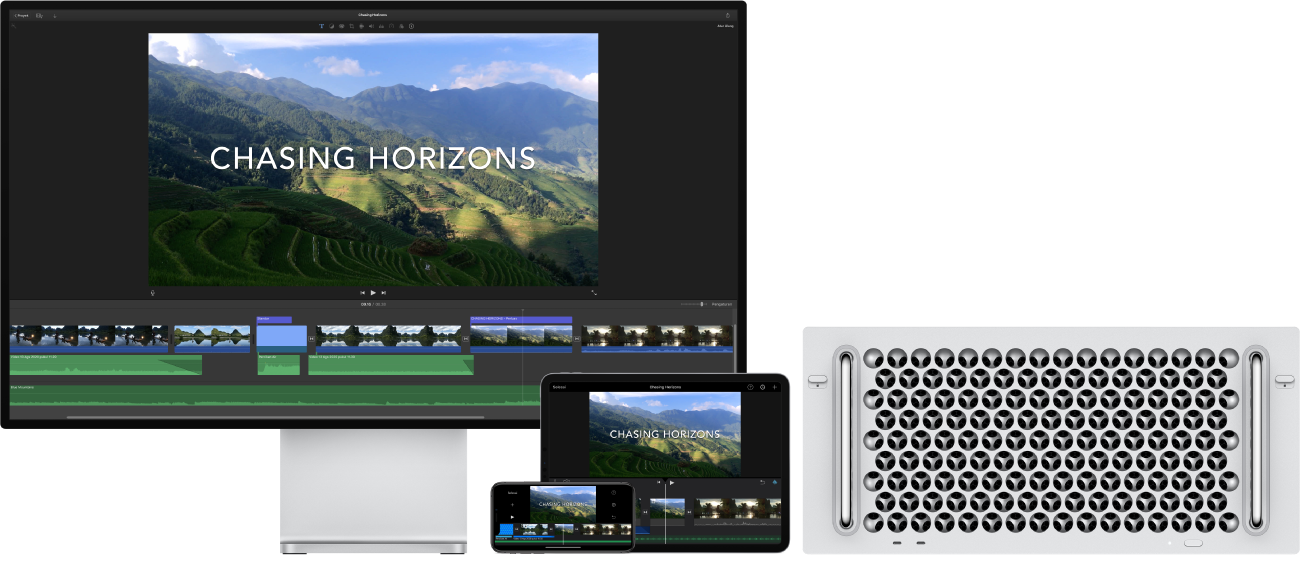 Konten iCloud diakses di berbagai perangkat.