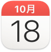 「カレンダー」アプリケーションのアイコン
