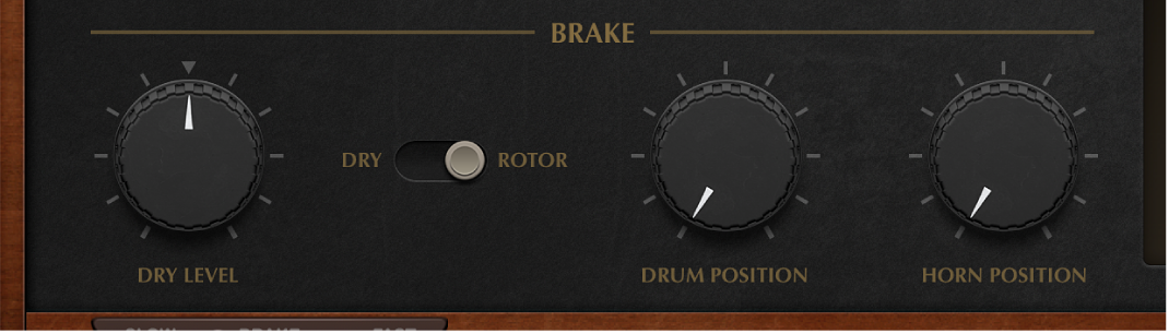 Figure. Vintage B3 Rotor Cabinet Brake parameters.