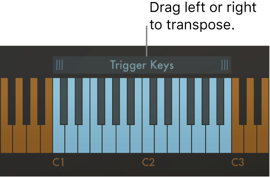 Figure. Action of chord transposition.