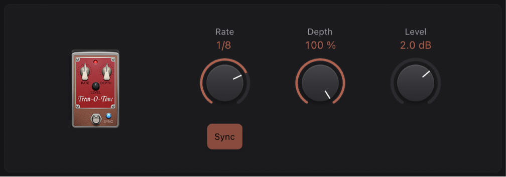 Figure. Trem-O-Tone stompbox window.