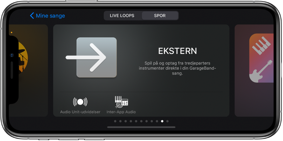 Figur. Lydbrowser med Audio Unit-udvidelser.