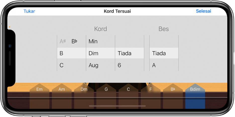 Roda kawalan Kord Tersuai